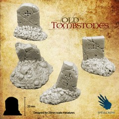 Fantasy Miniatures: Old Tombstones Spellcrow